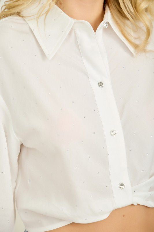 Camisa crop plate