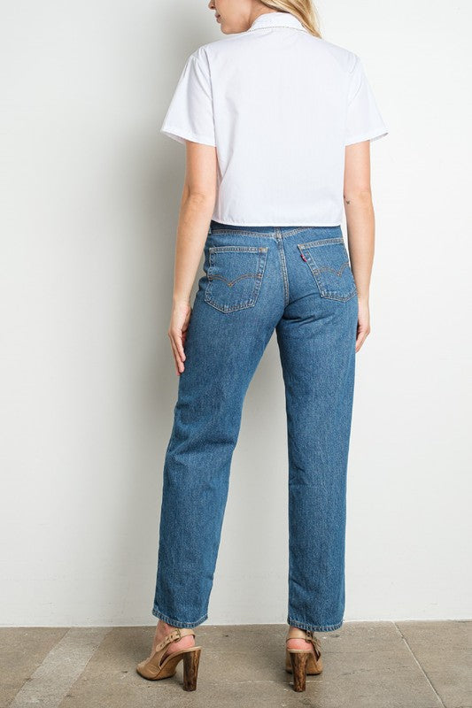 Camisa crop White Glam💍